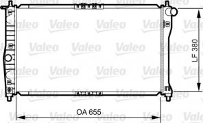 Valeo 734252 - Chladič vody -