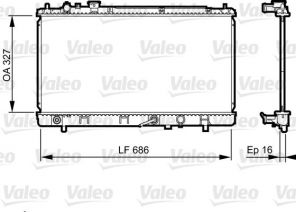 Valeo 735240 - Chladič vody -