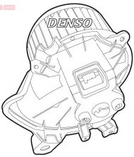 Denso DEA01010 - Ventilátor motora