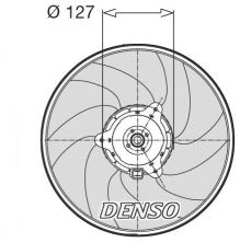 Denso DER21003 - Ventilátor motora