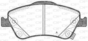 Open Parts BPA1310.02 - Brzdové platničky -