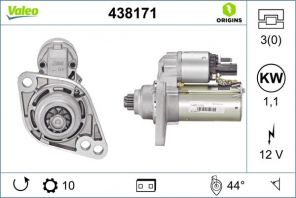 Valeo 438171 - Štartér -