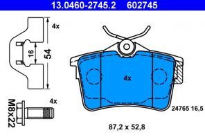 ATE 13.0460-2745.2 - Brzdové platničky -