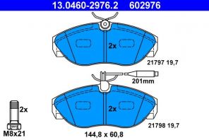 ATE 13.0460-2976.2 - Brzdové platničky -
