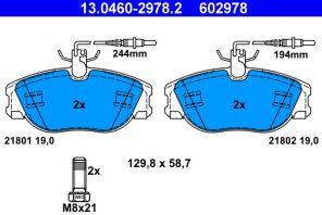 ATE 13.0460-2978.2 - Brzdové platničky -