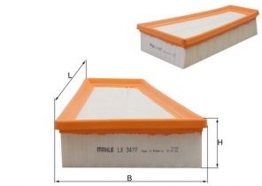 Knecht LX 3477 - Vzduchový filter