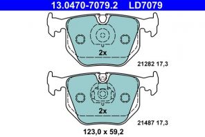 ATE 13.0470-7079.2 - Brzdové platničky -