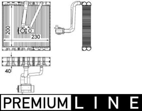 Mahle AE 93 000P - Výparník