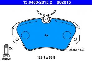 ATE 13.0460-2815.2 - Brzdové platničky -