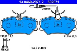 ATE 13.0460-2971.2 - Brzdové platničky -