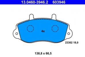ATE 13.0460-3946.2 - Brzdové platničky -