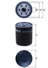 Knecht OC 217/6 - Olejový filter -