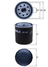 Knecht OC 534 - Olejový filter -