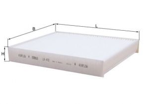 Knecht LA 472 - Peľový filter