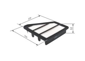 Bosch F 026 400 453 - Vzduchový filter -