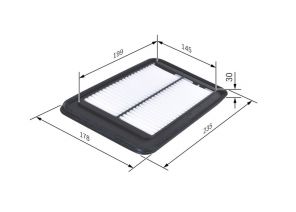 Bosch F 026 400 127 - Vzduchový filter -