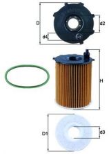Knecht OX 171/2D1 - Olejový filter -