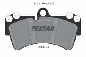 Textar 2369381 - Brzdové platničky -