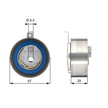 Gates T43152 - Napínacia kladka -