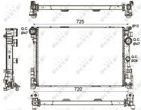 NRF 53113 - Chladič vody -