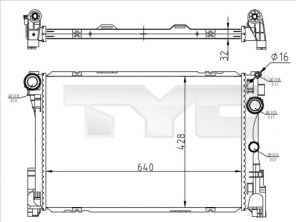 TYC 721-0015 - Chladič vody -