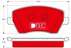 TRW GDB3332DTE - Brzdové platničky -