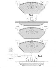 Icer 181349 - Brzdové platničky