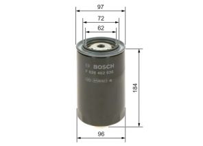Bosch F 026 402 036 - Palivový filter