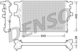 Denso DRM12008 - Chladič vody