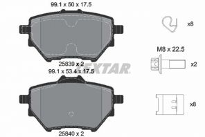 Textar 2583901 - Brzdové platničky -