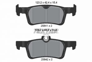 Textar 2584101 - Brzdové platničky -