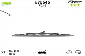Valeo 575545 - Stieracia lišta -