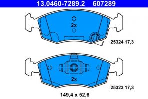 ATE 13.0460-7289.2 - Brzdové platničky -