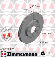 Zimmermann 430.2623.20 - Brzdový kotúč -