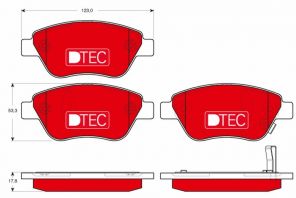TRW GDB1700DTE - Brzdové platničky -