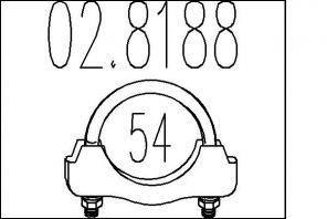MTS 02.8188 - Spona
