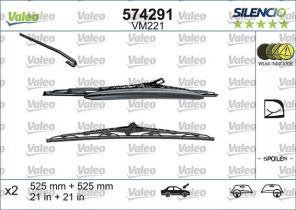 Valeo 574291 - Stieracia lišta -