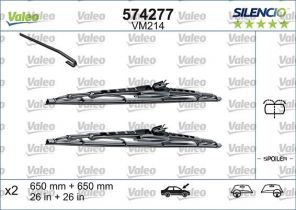 Valeo 574292 - Stieracia lišta -