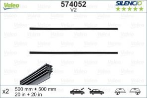 Valeo 574052 - Stieracia gumička