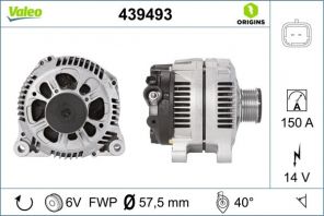 Valeo 439493 - Alternátor -