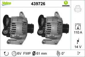 Valeo 439726 - Alternátor -