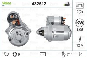 Valeo 432512 - Štartér -