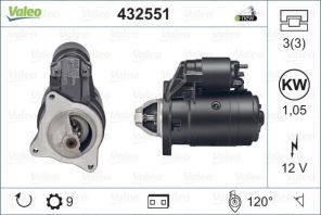 Valeo 432551 - Štartér -