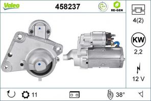 Valeo 458237 - Štartér -