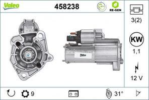 Valeo 458238 - Štartér -