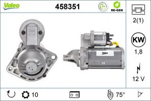 Valeo 458351 - Štartér -