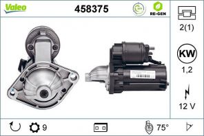 Valeo 458375 - Štartér -