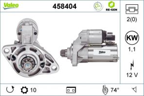Valeo 458404 - Štartér -