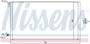 Nissens 940187 - Kondenzátor -