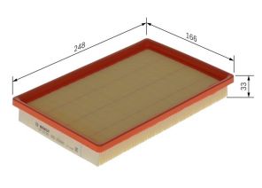 Bosch 1 457 433 685 - Vzduchový filter